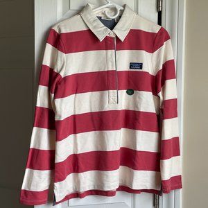 LL Bean Women's Cotton Rugby shirt